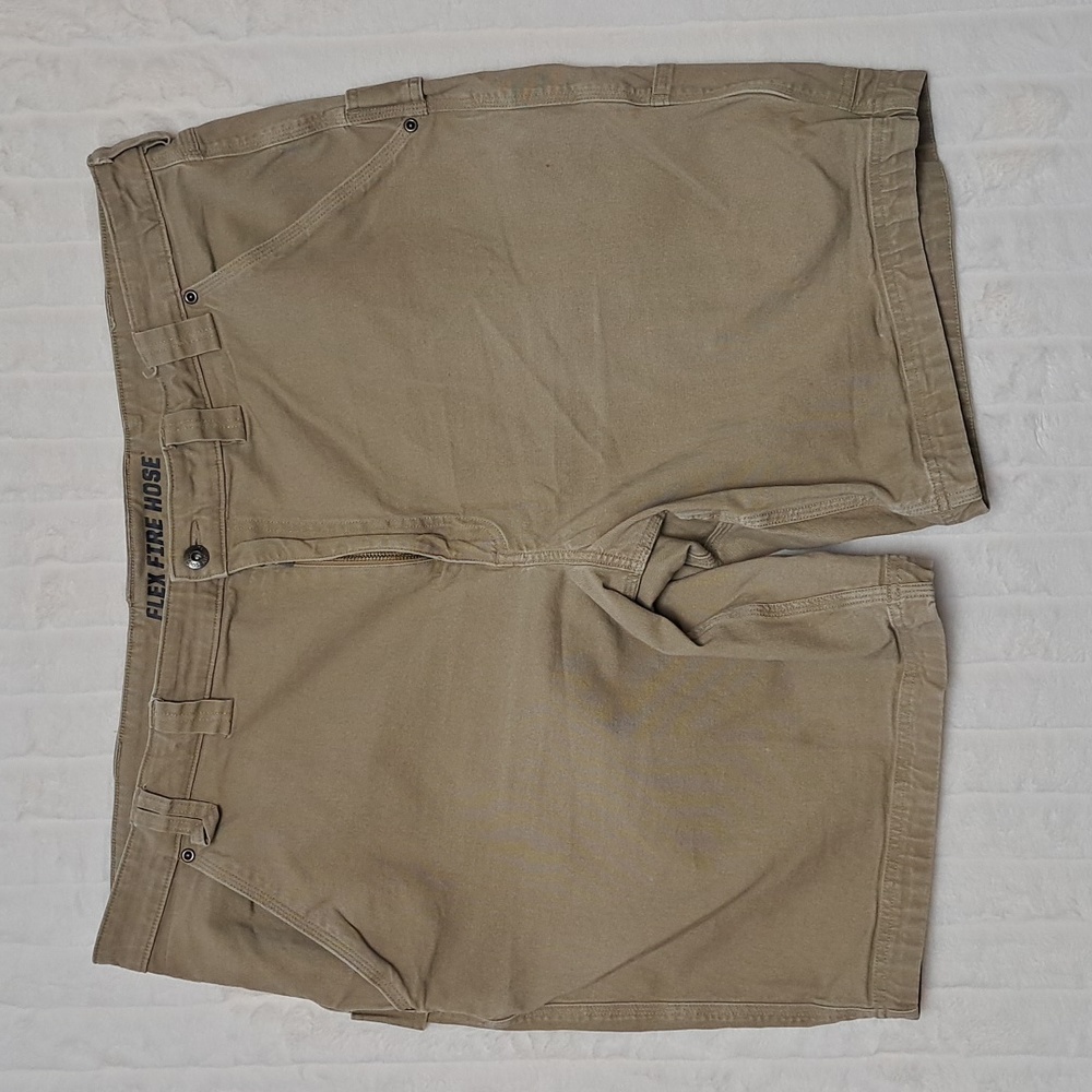 Duluth Trading Co Fire Flex Carpenter Utility Canvas Shorts Mens Size 46
